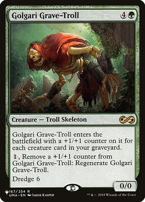 Golgari Grave-Troll NonFoil The List UMA-167 NM MTG