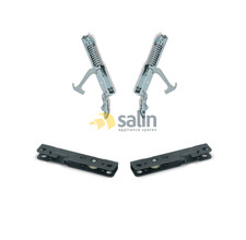 ILVE 900MM OVEN DOOR HINGE SET+SUPPORTS FOR DOUBLE GLASS 1997-2004 A/028/41KIT
