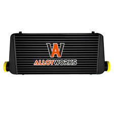 Universal Aluminum Intercooler Core 24x12x3 Inletoutlet Size 3