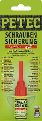 Schraubensicherung rot hochfest 5g Schraubenkleber KFZ Auto PETEC 92005