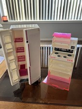 Barbie Dollhouse Kitchen/Living Room Furniture Lot Fridge Stove Sofa 7pc