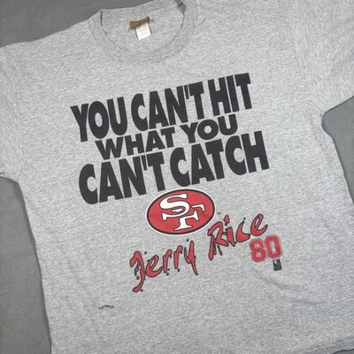Vintage San Francisco 49ers Nutmeg Shirt Mens XL Gray NFL Football Jerry Rice