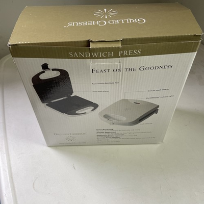 #ad #ad GRILLED CHEESUS GRILLED CHEESE SANDWICH PRESS MAKER ELECTRIC S102 JESUS NEW $28.00