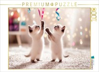 Calvendo Puzzle Playful Kittens | 1000 Pieces, Finished Size 25.2 × 18.9 In (64