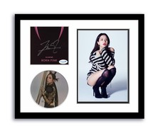 Blackpink Jisoo Autographed Signed 11x14 Custom Framed CD Photo Born Pink ACOA