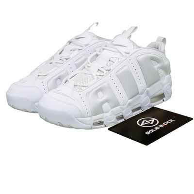 Nike Air More Uptempo Low Triple White FZ3055-100 Men's Shoes | eBay