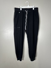 Figs Technical Collection Black Women s Scrub Pants drawstring Medium