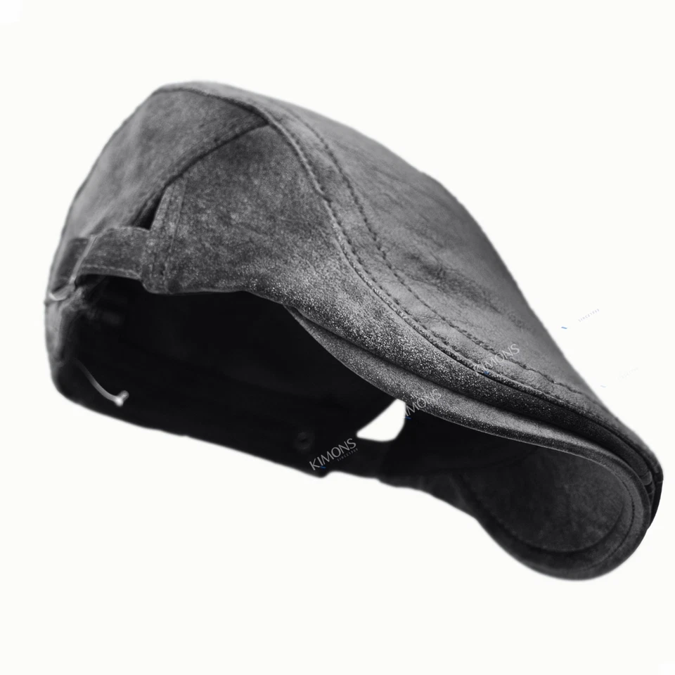 Gamuza Terciopelo Gatsby Hiedra Sombrero Pico de Pato Gorra Golf Conducción Plana Cabbie Newsboy Foto 3 de 4