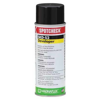 Magnaflux Dye Penetrant Developer, 11.6 oz, Aerosol Spray Can, White SKD-S2