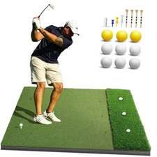  Thickened Golf Mat: 5x4ft 31mm/21mm Heavy-Duty Golf Hitting Mats Practice 