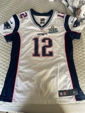Tom Brady New England Patriots Nike Jersey Super Bowl LII Patch - White - Men's 