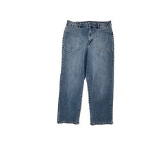 D. Jeans Crop Womens size 12 Dark Wash Blue D...
