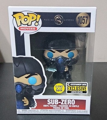 Funko Pop Movies Sub-Zero Mortal Kombat GITD Glow Dark Entertainment Earth 1057