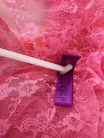 Agent Provocateur Pink Red Slip Set thong panty and babydoll dress XS/S