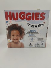 Huggies 54 Pack Snug and Dry Mickey Mouse Unisex Size 7 Disposable Baby Diapers