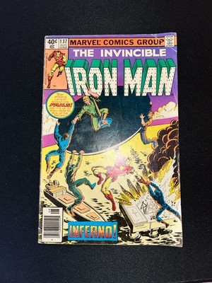 Marvel Comics The Invincible Iron Man #137 August 1980 ''Inferno!''