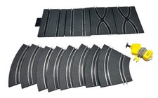 Vtg Lot 12 Speedtrax Track Sections Parts Pieces for Slot Car  Hand Controller