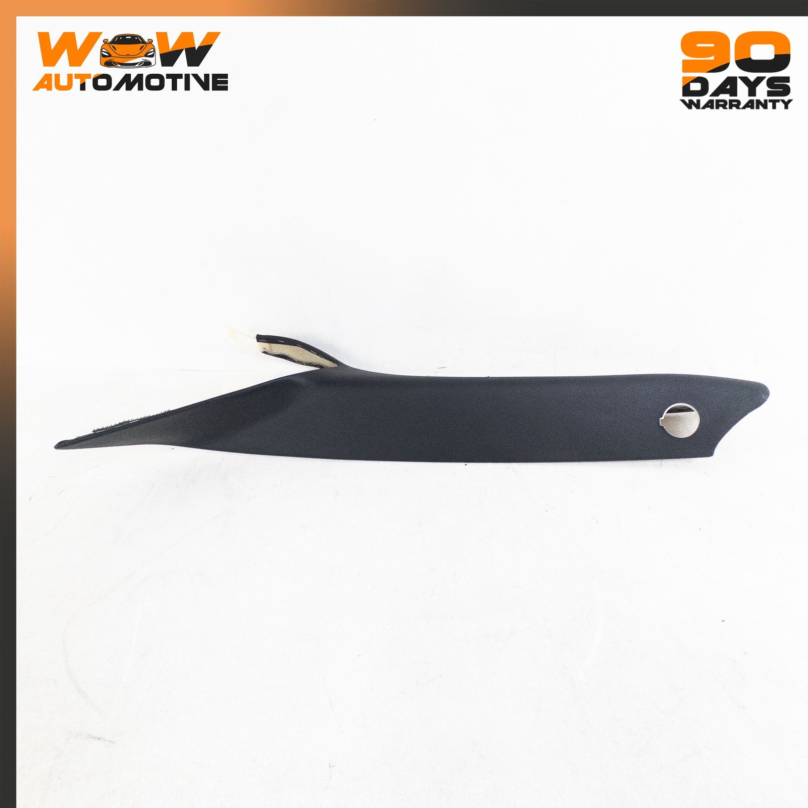 05-13 CHEVROLET CORVETTE C6 FRONT LOWER LEFT DRIVER SIDE PILLAR TRIM BLACK OEM