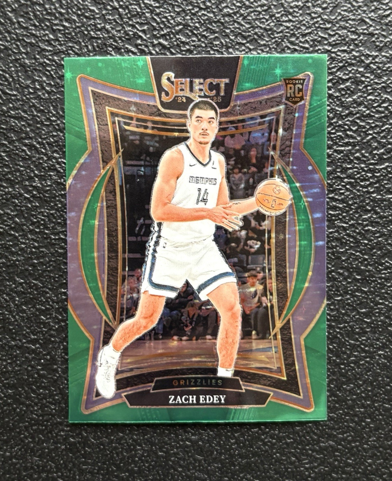 2024-25 Select ZACH EDEY Green Stars Prizm Rookie RC #98 SP! *Grizzlies