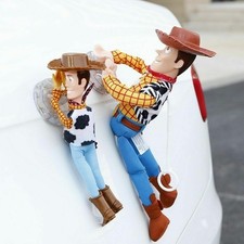 UK Funny 3D Toy St*ory 4 Sherif Outside Woody and Buzz Car Doll Car Hanging^^Toy