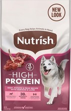 Rachael Ray Nutrish High Protein Dry Dog Food Beef Venison Lamb, 23 Lb