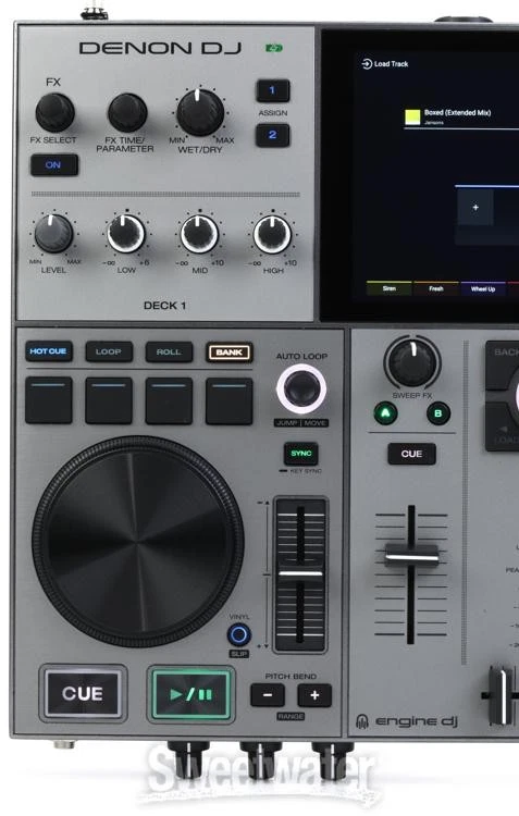 Denon DJ Prime GO+ Portable 2-deck Standalone DJ System - Image 2 of 4