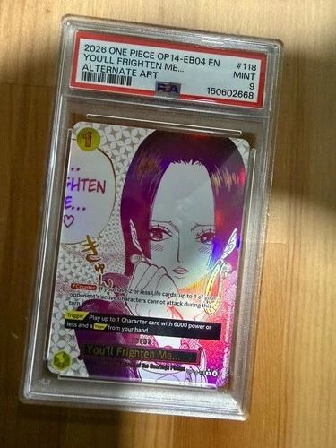 PSA 10 One Piece OP14-118 You’ll Frighten Me Alternate Art