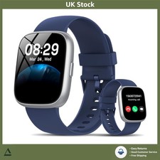 All-In-One Smartwatch with Alexa - 1.83" HD Screen, Heart Monitor & Waterproof