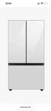 Samsung Bespoke 3-Door French Door Refrigerator Bottom Panel WHITE Glass  RA-F36