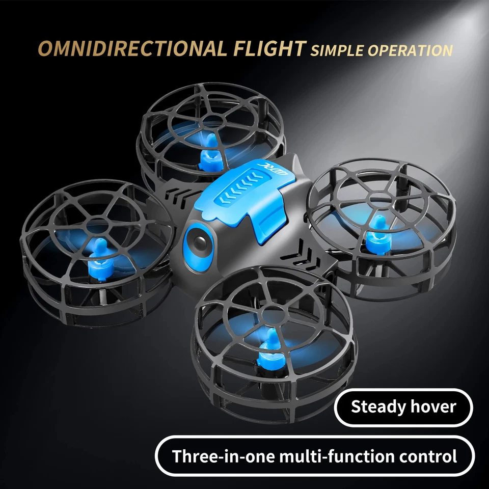 Mini Drone Headless Mode RC Dron 360°Flip Height Drone Helicopter Quadcopter Toy - Image 3 of 4