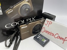 Excellent Nikon COOLPIX S6000 brown 7x Zoom Compact Digital Camera B336