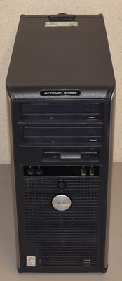 Dell Optiplex GX620 MT CPU Pentium 4HT 3.4Ghz 6GB DDR2 500GB HDD WinXP CD/DVD