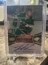 18-19 UD Exquisite Collection Platinum Rookies Jordan Greenway #R8 /299 (RC)