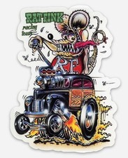 Rat Fink Ford Willys Racing Team Custom MAGNET Muscle Car Vintage Hot Rod V8