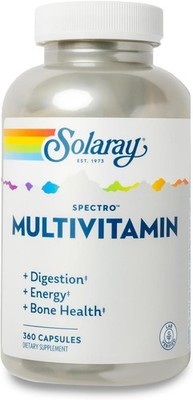 SOLARAY Spectro Multivitamin with Iron-Multi Vitamin with Calcium,Magnesium,Ener