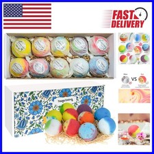 Gift-Ready Organic Bath Bomb Set   10 Aromatic Tablets for Every Bath Lover