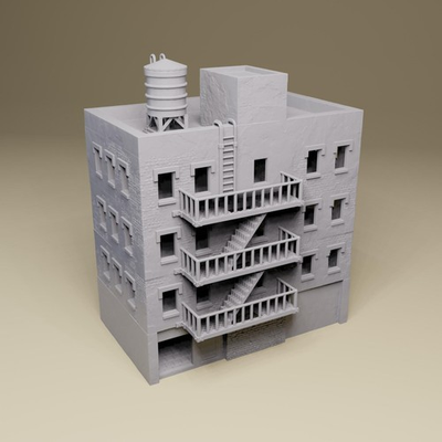 #ad #ad Ashfall City Building 1 Modern Urban Building for tabletop RPGs and wargaming $96.99