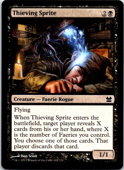 Modern Masters Thieving Sprite #101 Magic English MTG LP