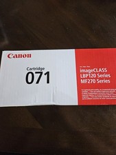 Canon 071 Genuine Standard Yield Black Toner Cartridge - MF270/LBP120 Sealed .