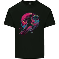 Camiseta de algodón ligero para hombre A Retrowave Football Player