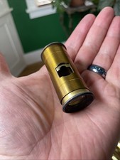 antique French brass dissection botanical microscope viewer instrument