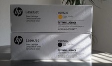Recently Made GENUINE HP 414X W2020XC Black And W2022XC Yellow TONER CARTRIDGES