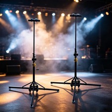 2Pcs Lighting Crank Stand Heavy Duty Lighting DJ Concert Stand Stage Support