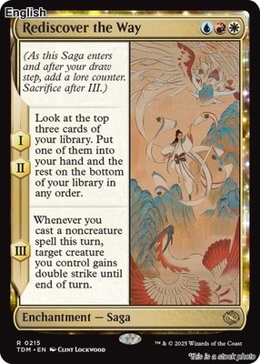 Rediscover the Way EN [TDM - 215] - NM TCG MTG