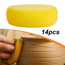 14x Pottery Sponges Art Craft Round