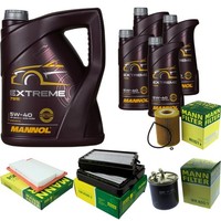 Inspektionspaket 9L Mannol Extreme 5W-40 FüR Mercedes S203 C 320 CDI C209 W203