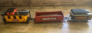 New Bright Timberwolf & Redwood Great Railroad Empire Train Set Incomplete