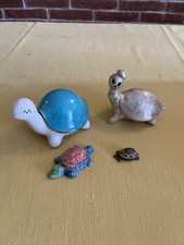 lotto 4 TARTARUGHE della fortuna  in ceramica