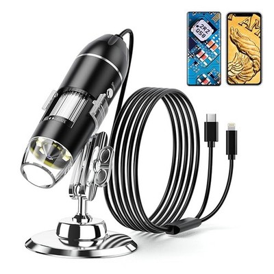 1600X USB Digital Mikroskop Lupe Microscope Kamera Endoskop 8 LEDs + Ständer