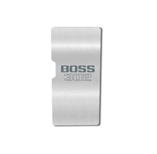 Engraved Boss 302 Center Console Lid Trim Panel Cup Holder for 10-14 Mustang